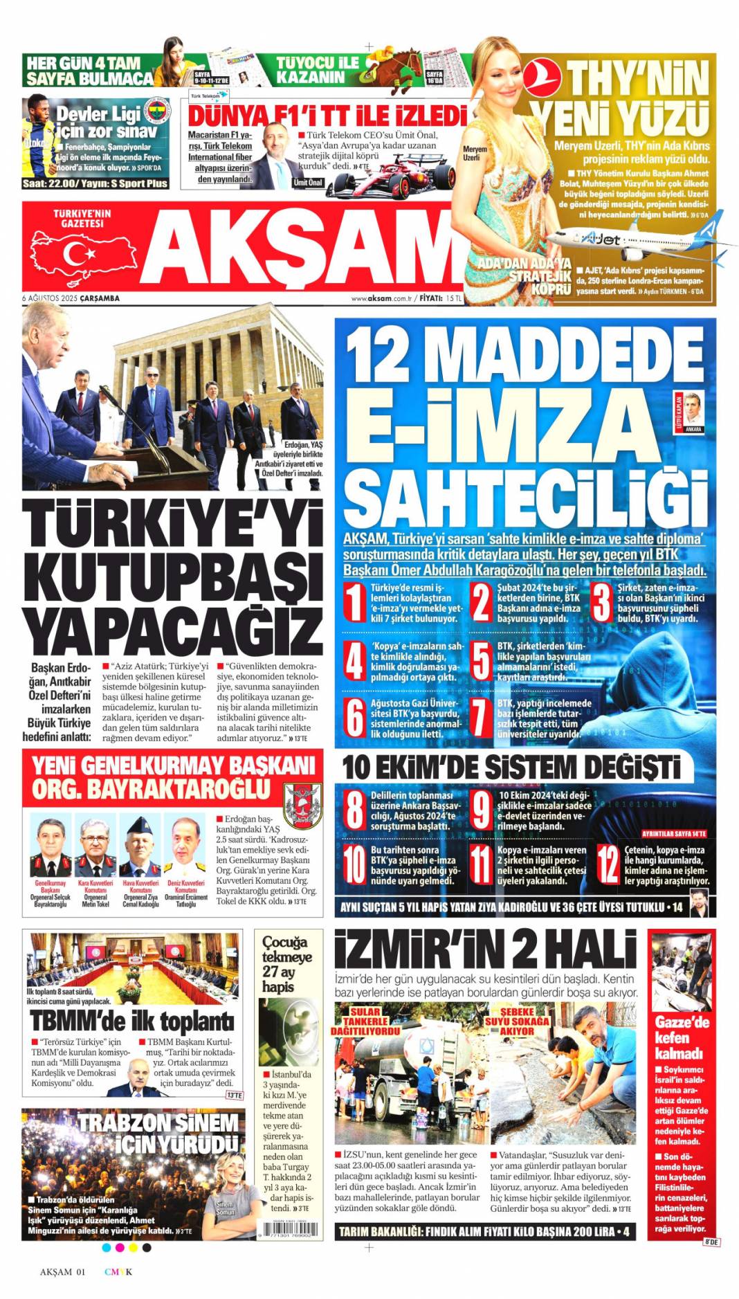 Her uçuşta 10 bin dolar! Toplanan paralar özel jetlerle Avrupa'ya taşınıyordu: 6 Ağustos gazete manşetleri 12