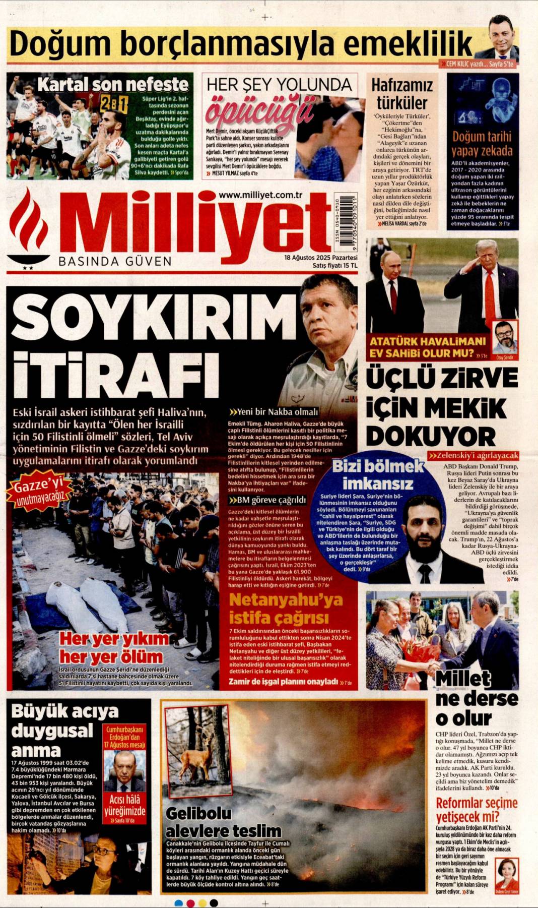 CHP'de kırmızı alrm! Özgür Özel zor durumda: 18 Ağustos 2025 gazete manşetleri 12