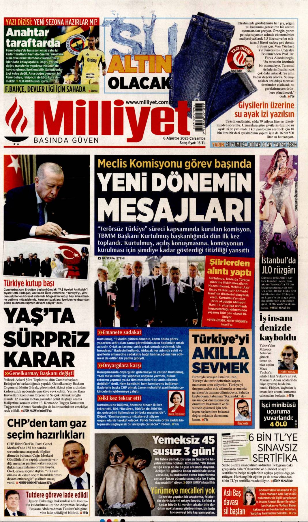 Her uçuşta 10 bin dolar! Toplanan paralar özel jetlerle Avrupa'ya taşınıyordu: 6 Ağustos gazete manşetleri 13