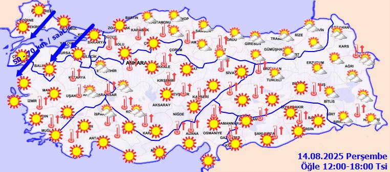 Meteoroloji o bölgeleri uyardı: Bugün hava nasıl, Perşembe günü hava nasıl olacak? 6