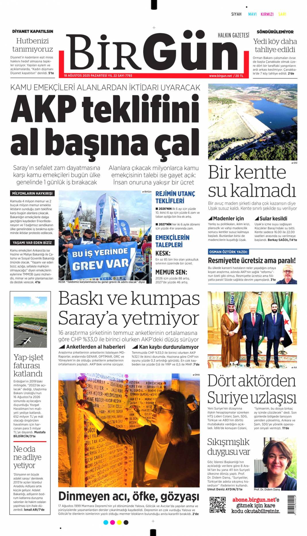 CHP'de kırmızı alrm! Özgür Özel zor durumda: 18 Ağustos 2025 gazete manşetleri 15