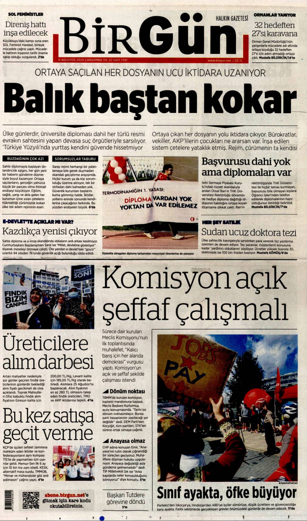 Her uçuşta 10 bin dolar! Toplanan paralar özel jetlerle Avrupa'ya taşınıyordu: 6 Ağustos gazete manşetleri 16