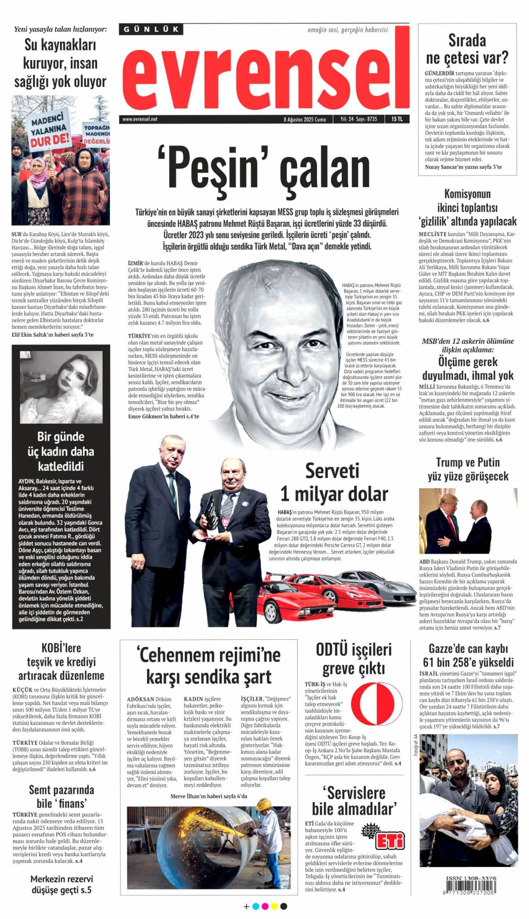 Sahte e-imza'da FETÖ izi! Devlet tuzağı gördü tedbirleri aldı: 8 Ağustos 2025 gazete manşetleri 16