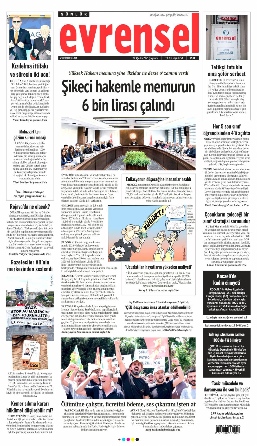 Terörist YPG ve destekçilerine Malazgirt'ten kılıçlı mesaj: 27 Ağustos 2025 gazete manşetleri 16