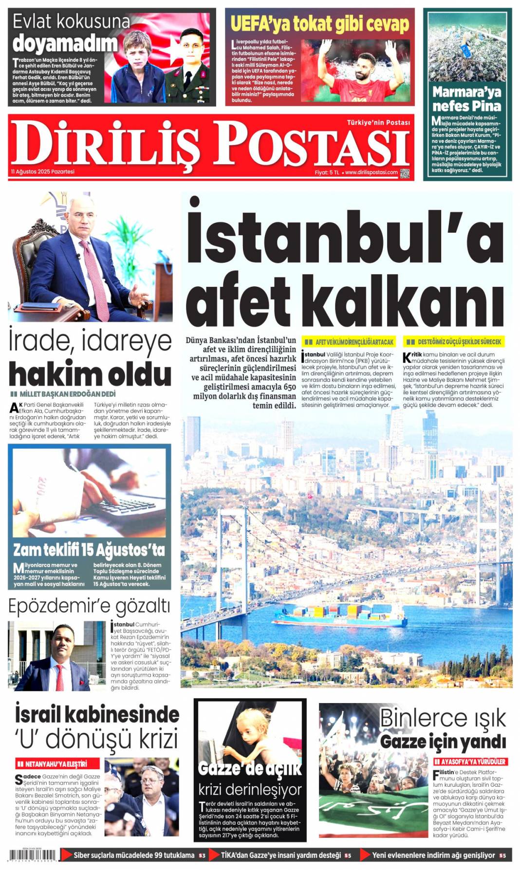 Marmara ve Ege 6.1 ile sallandı! 16 bina yıkıldı 1 can kaybı 29 yaralı: 11 Ağustos gazete manşetleri. 17