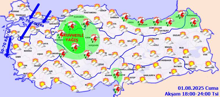 Meteoroloji açıkladı: O bölgeler serinliyor, sıcaklıklar düşüyor! Bugün hava nasıl, Cuma günü hava nasıl olacak? 7