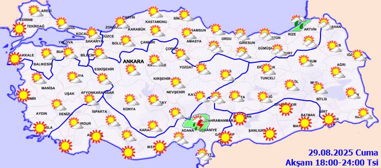 Meteoroloji açıkladı: Yağışlar o bölgelerde etkili olacak! Bugün hava nasıl, Cuma günü hava nasıl olacak? 9