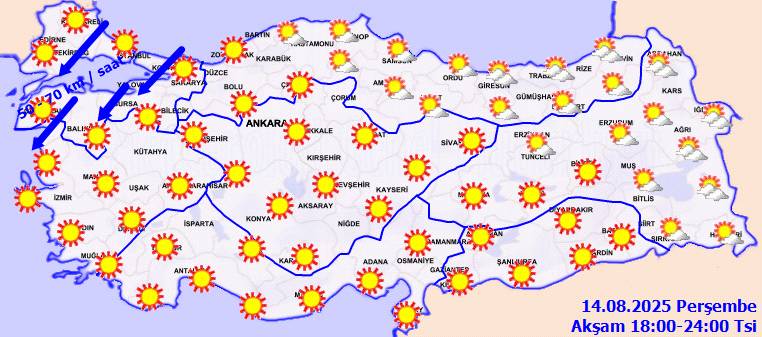 Meteoroloji o bölgeleri uyardı: Bugün hava nasıl, Perşembe günü hava nasıl olacak? 7