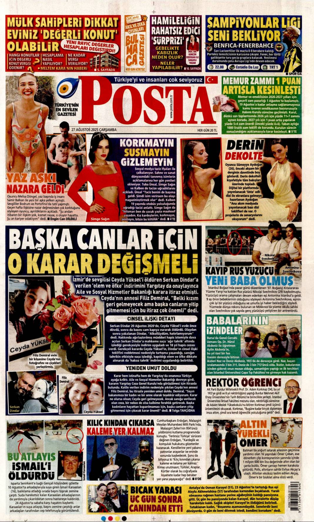 Terörist YPG ve destekçilerine Malazgirt'ten kılıçlı mesaj: 27 Ağustos 2025 gazete manşetleri 21