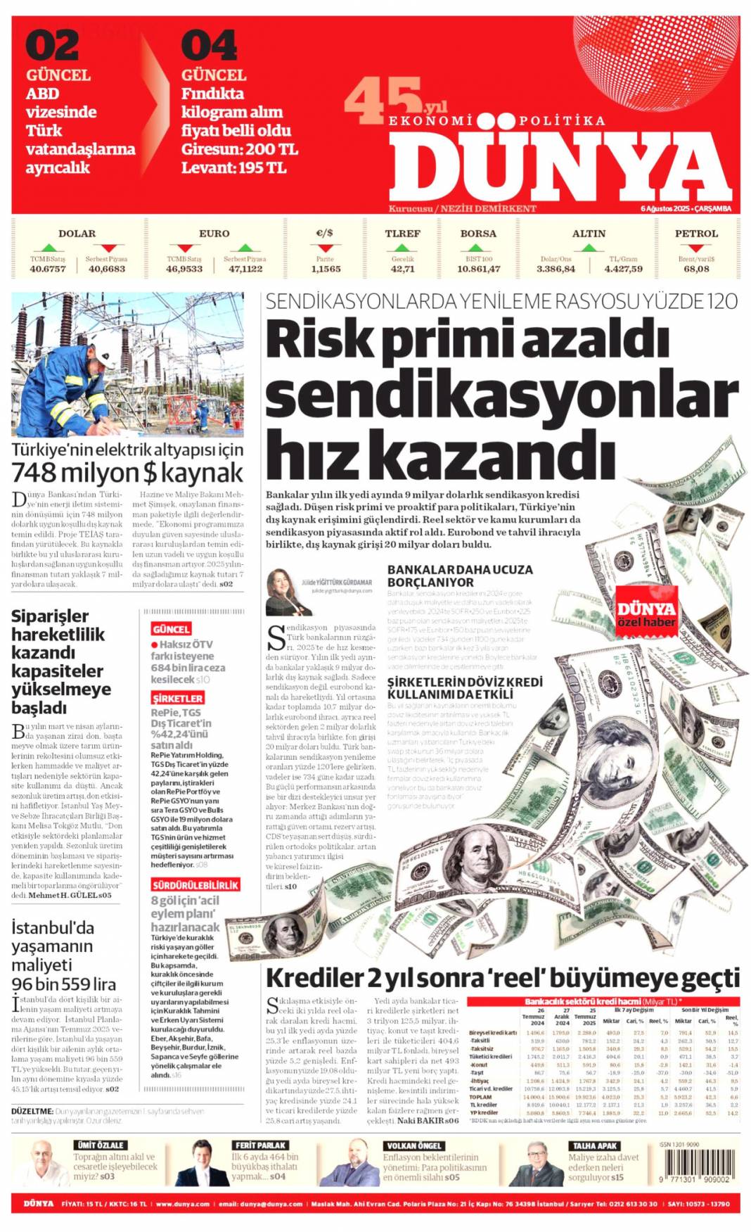 Her uçuşta 10 bin dolar! Toplanan paralar özel jetlerle Avrupa'ya taşınıyordu: 6 Ağustos gazete manşetleri 23