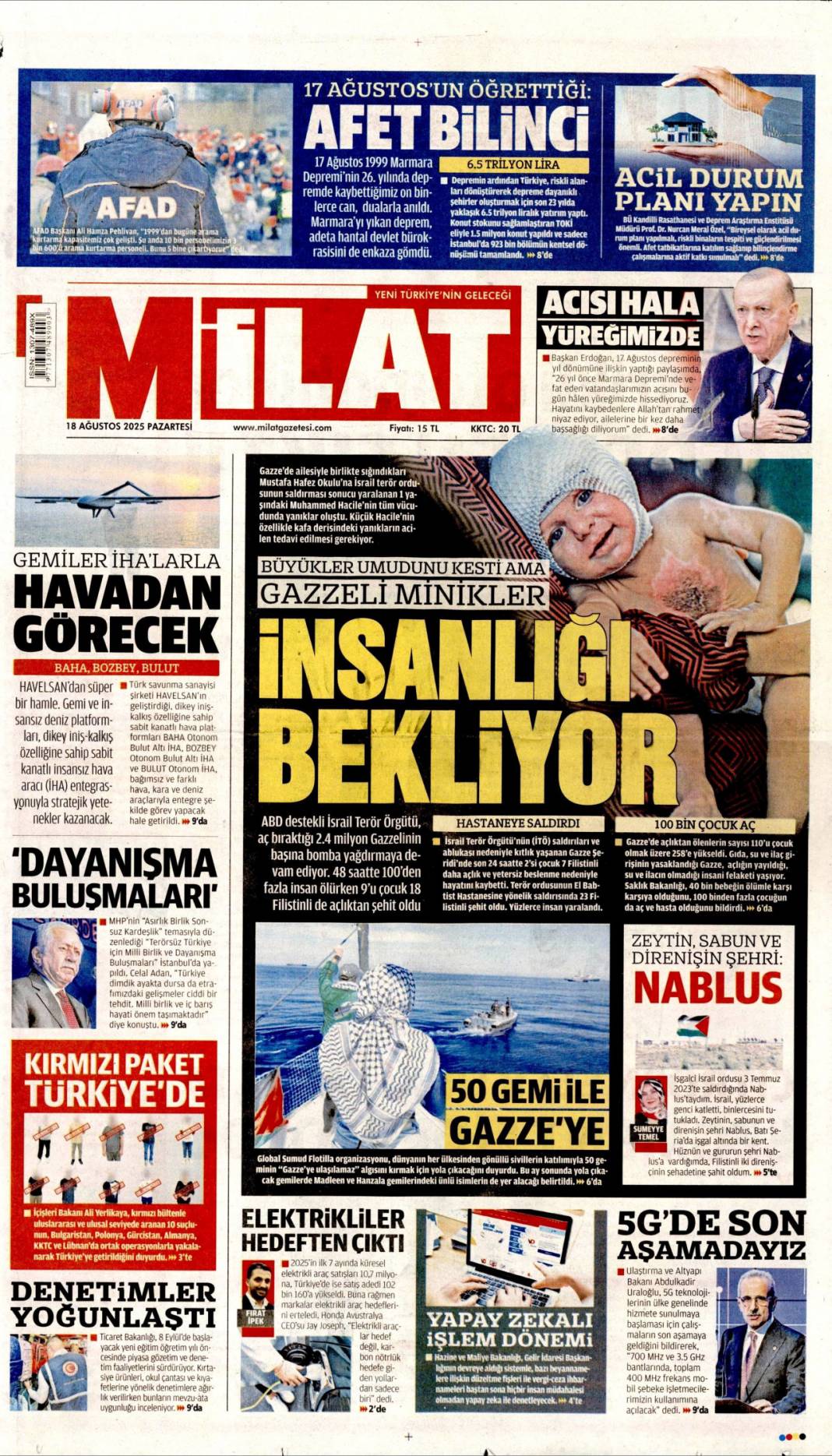 CHP'de kırmızı alrm! Özgür Özel zor durumda: 18 Ağustos 2025 gazete manşetleri 23