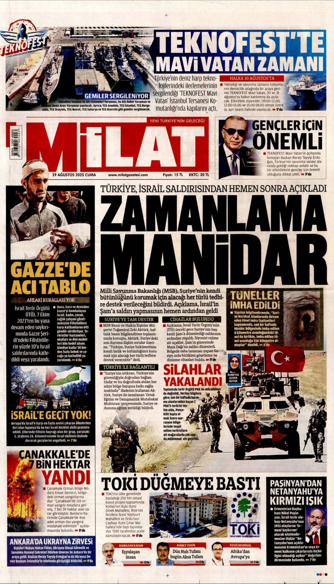 Su yok konser var! İzmirli hizmet bekliyor: 29 Ağustos 2025 gazete manşetleri 23