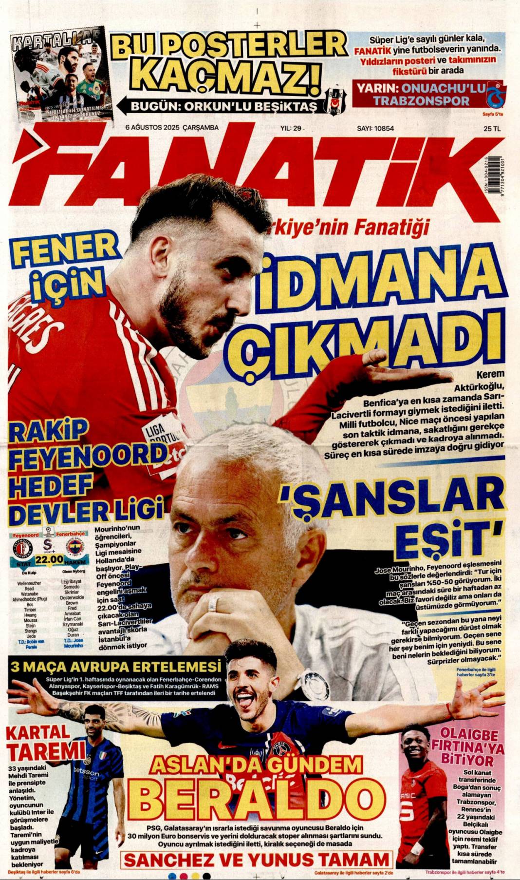 Her uçuşta 10 bin dolar! Toplanan paralar özel jetlerle Avrupa'ya taşınıyordu: 6 Ağustos gazete manşetleri 25