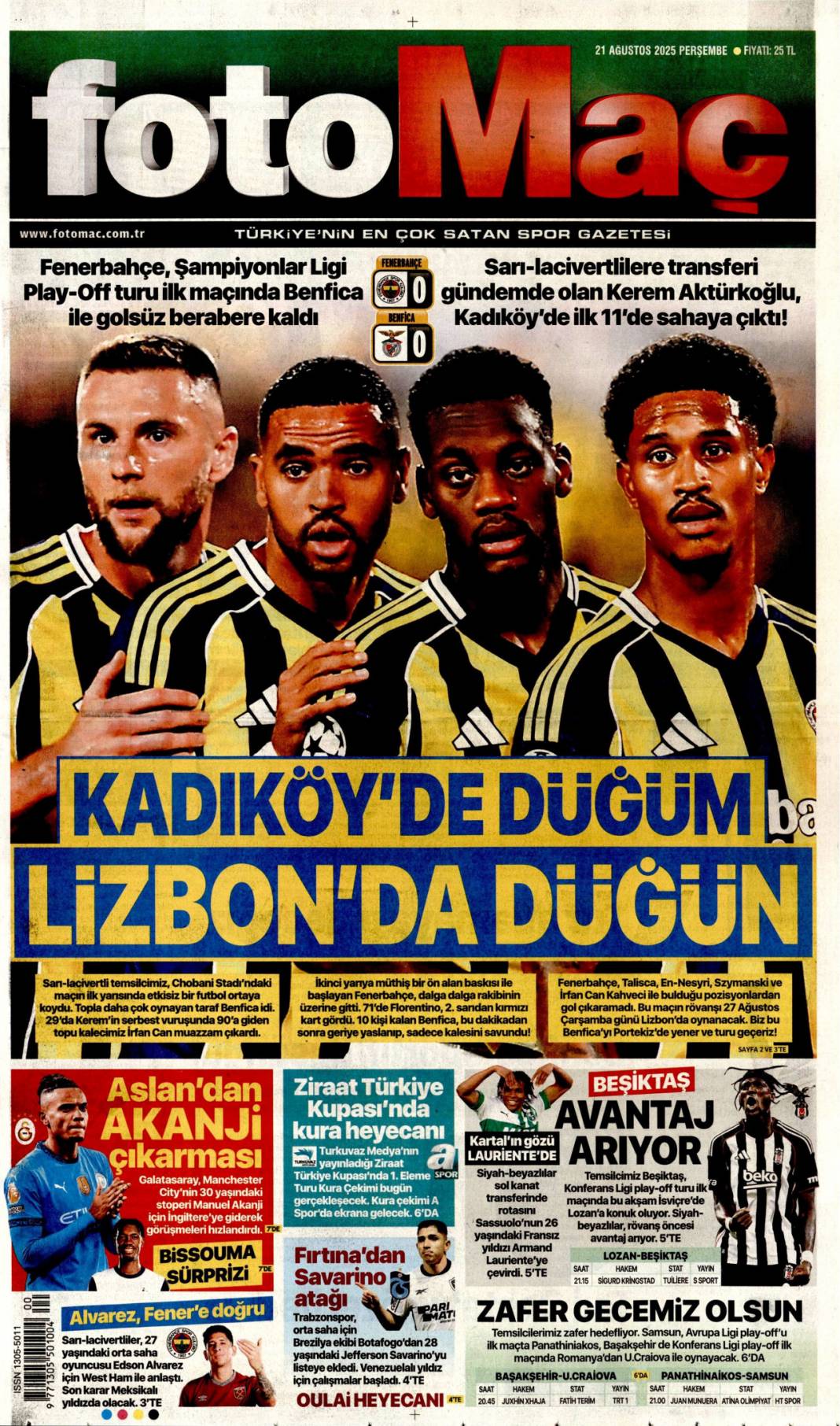 Avrupa fonları ekosistem'e aktı: 21 Ağustos 2025 gazete manşetleri 25