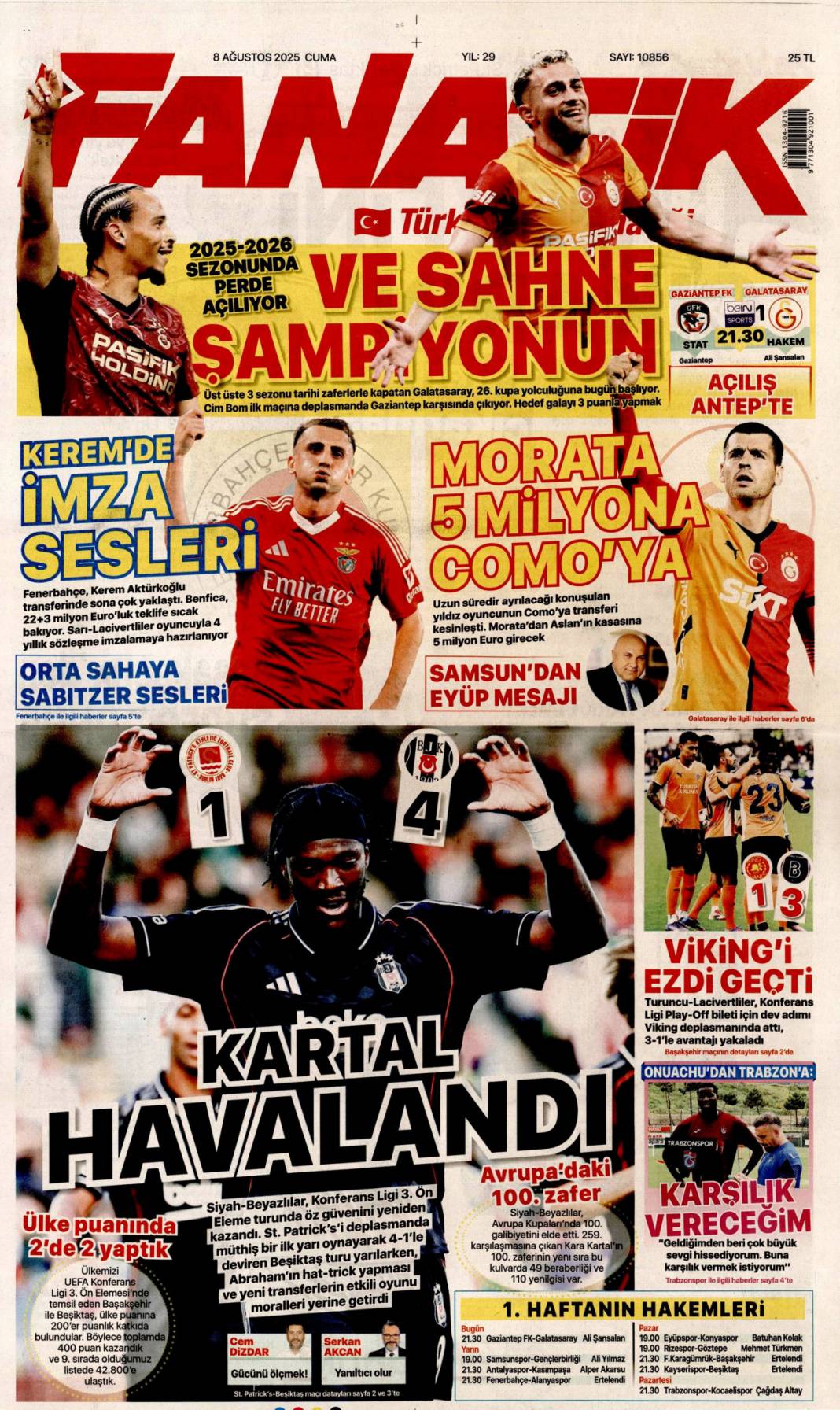 Sahte e-imza'da FETÖ izi! Devlet tuzağı gördü tedbirleri aldı: 8 Ağustos 2025 gazete manşetleri 26