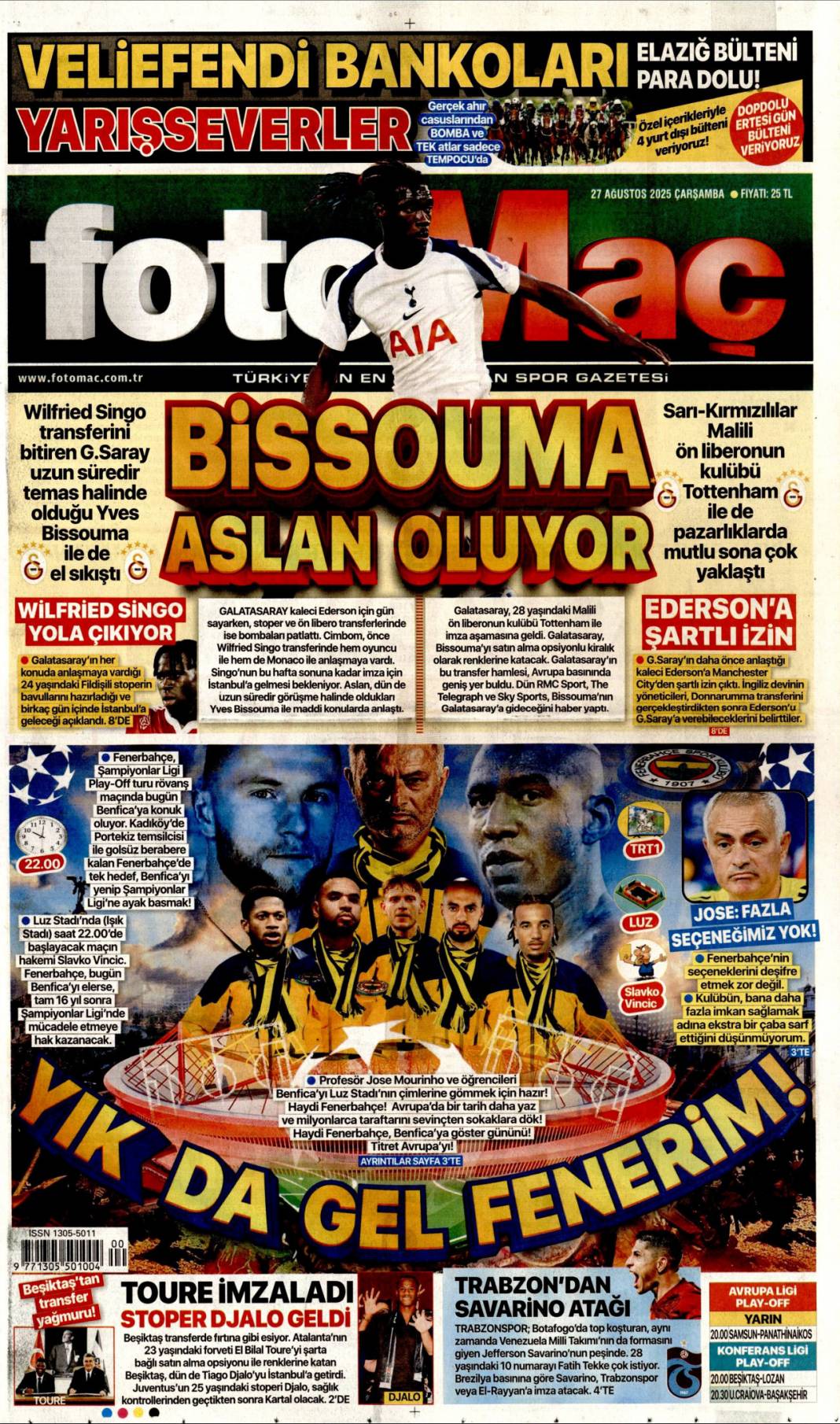 Terörist YPG ve destekçilerine Malazgirt'ten kılıçlı mesaj: 27 Ağustos 2025 gazete manşetleri 25