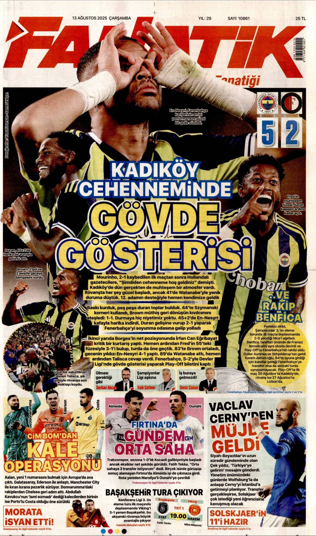 İBB'de rüşvet poşetlere sığmadı: 13 Ağustos 2025 gazete manşetleri 25