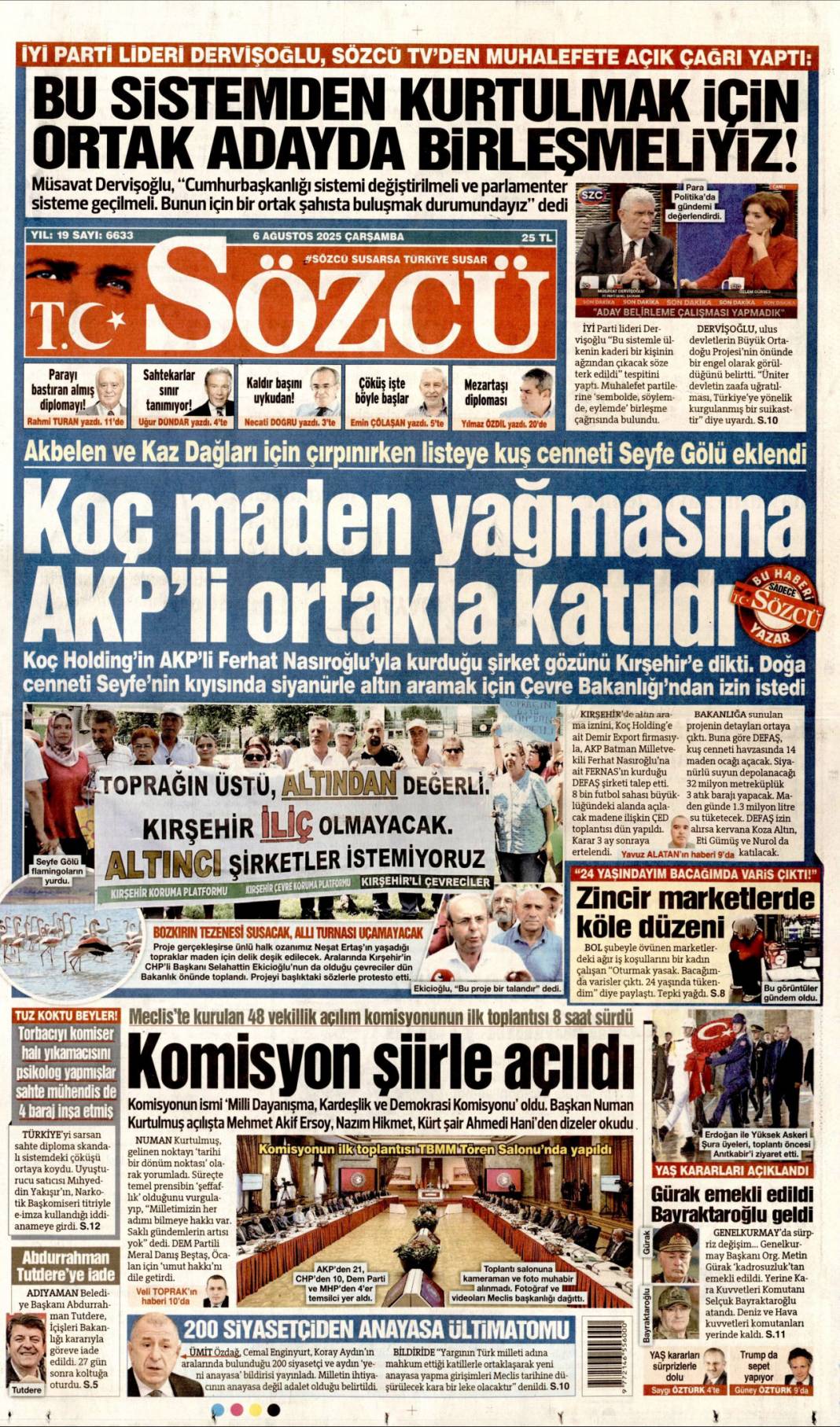Her uçuşta 10 bin dolar! Toplanan paralar özel jetlerle Avrupa'ya taşınıyordu: 6 Ağustos gazete manşetleri 3