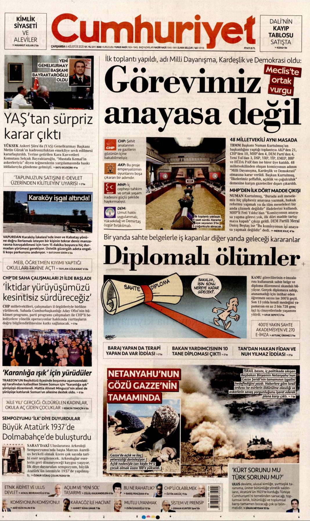 Her uçuşta 10 bin dolar! Toplanan paralar özel jetlerle Avrupa'ya taşınıyordu: 6 Ağustos gazete manşetleri 6