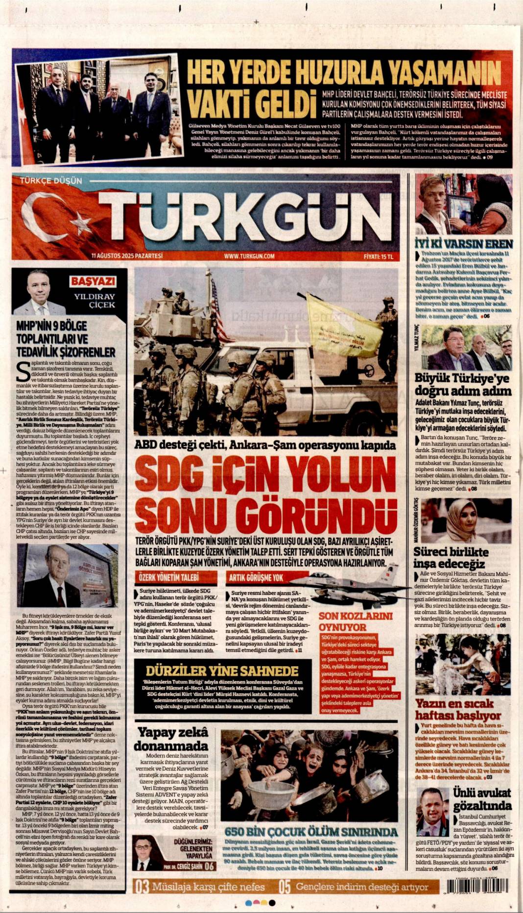 Marmara ve Ege 6.1 ile sallandı! 16 bina yıkıldı 1 can kaybı 29 yaralı: 11 Ağustos gazete manşetleri. 7