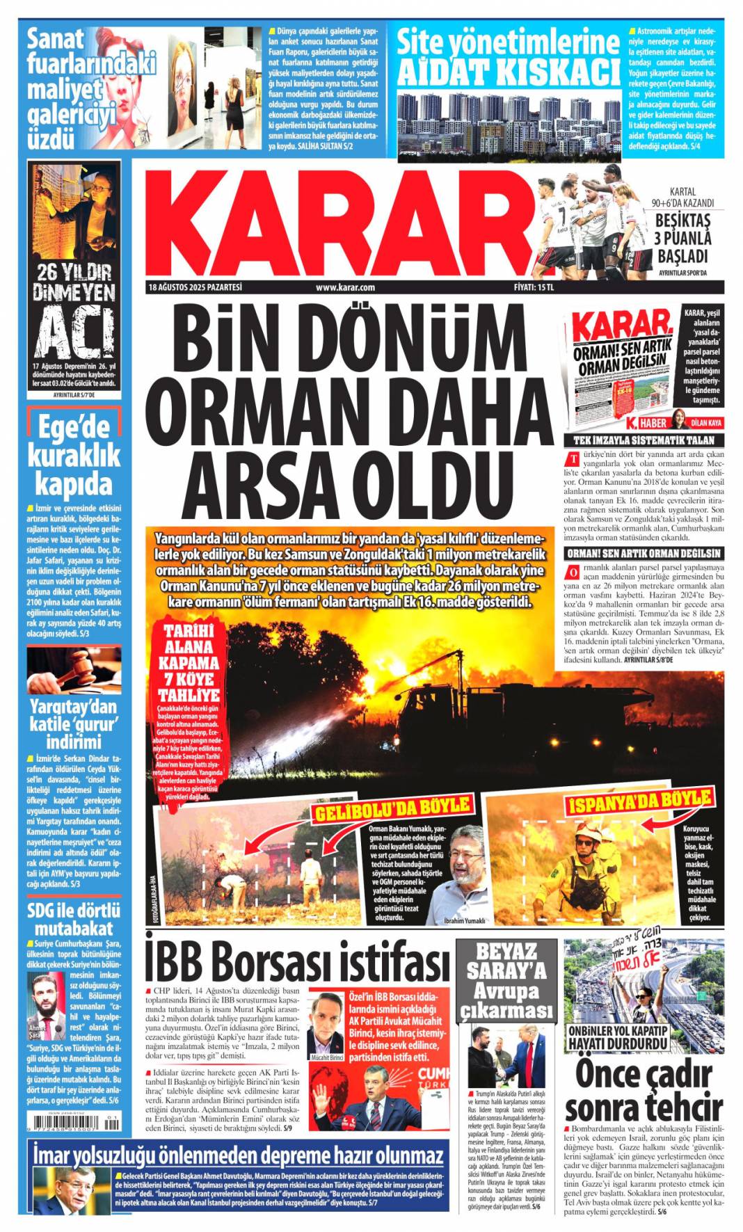 CHP'de kırmızı alrm! Özgür Özel zor durumda: 18 Ağustos 2025 gazete manşetleri 9