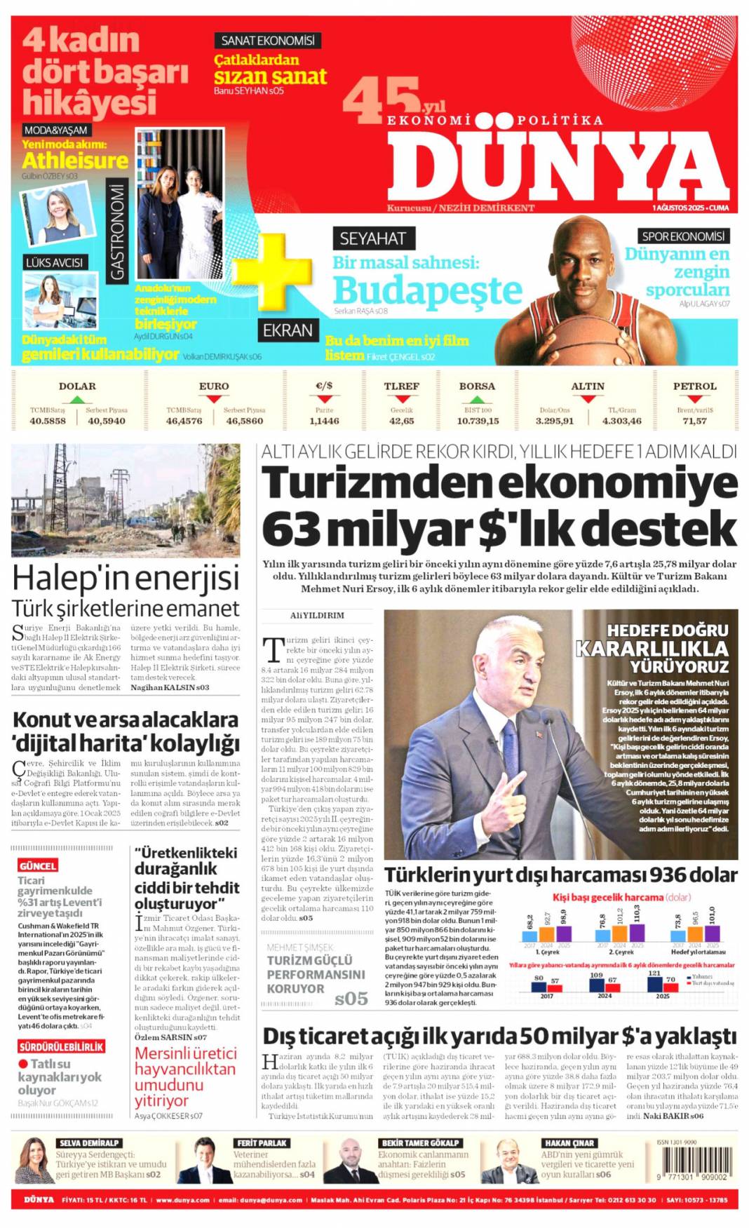 Yangınlara karşı toplu dua seferberliği: 1 Ağustos 2025 Cuma güncel gazete manşetleri 15