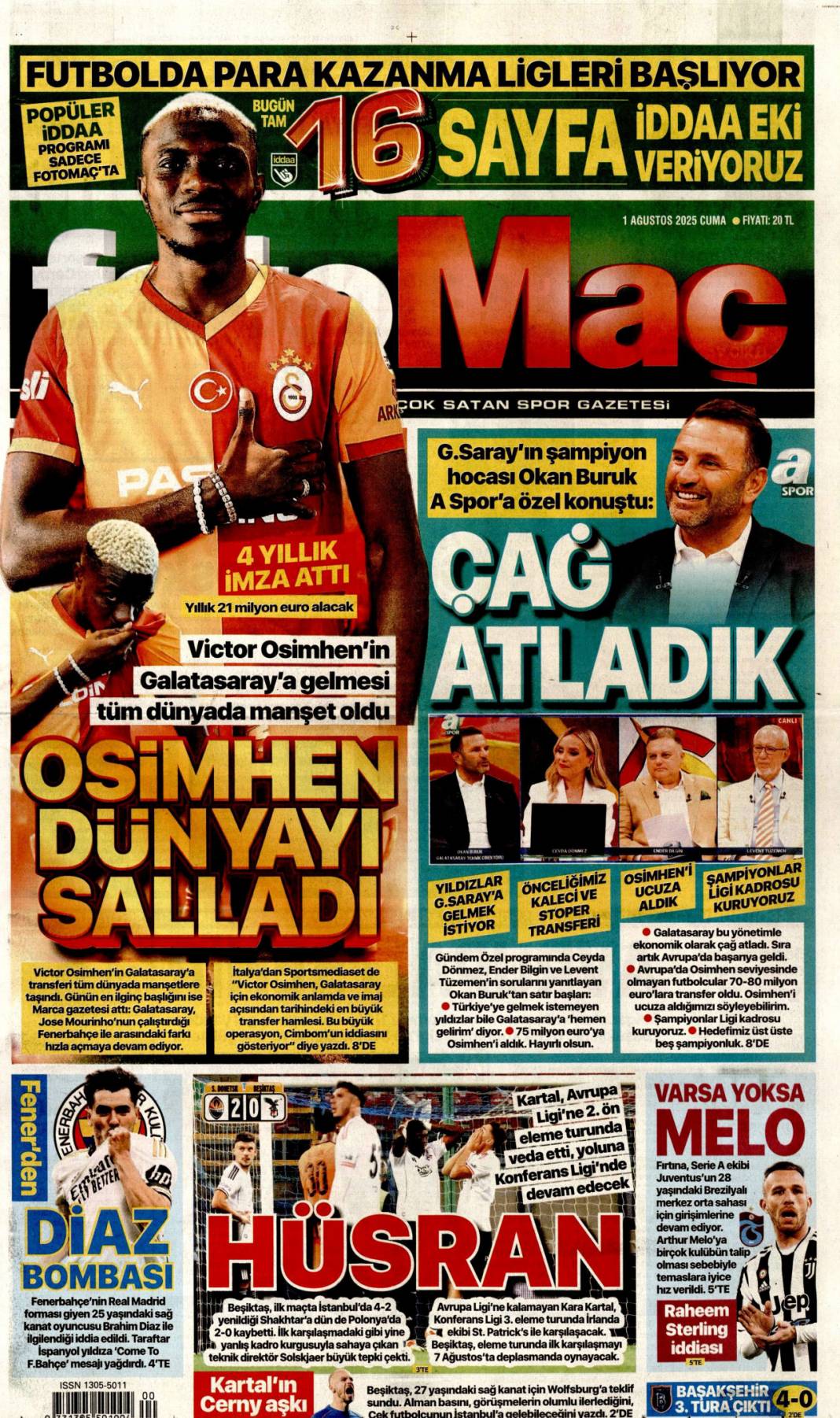 Yangınlara karşı toplu dua seferberliği: 1 Ağustos 2025 Cuma güncel gazete manşetleri 23