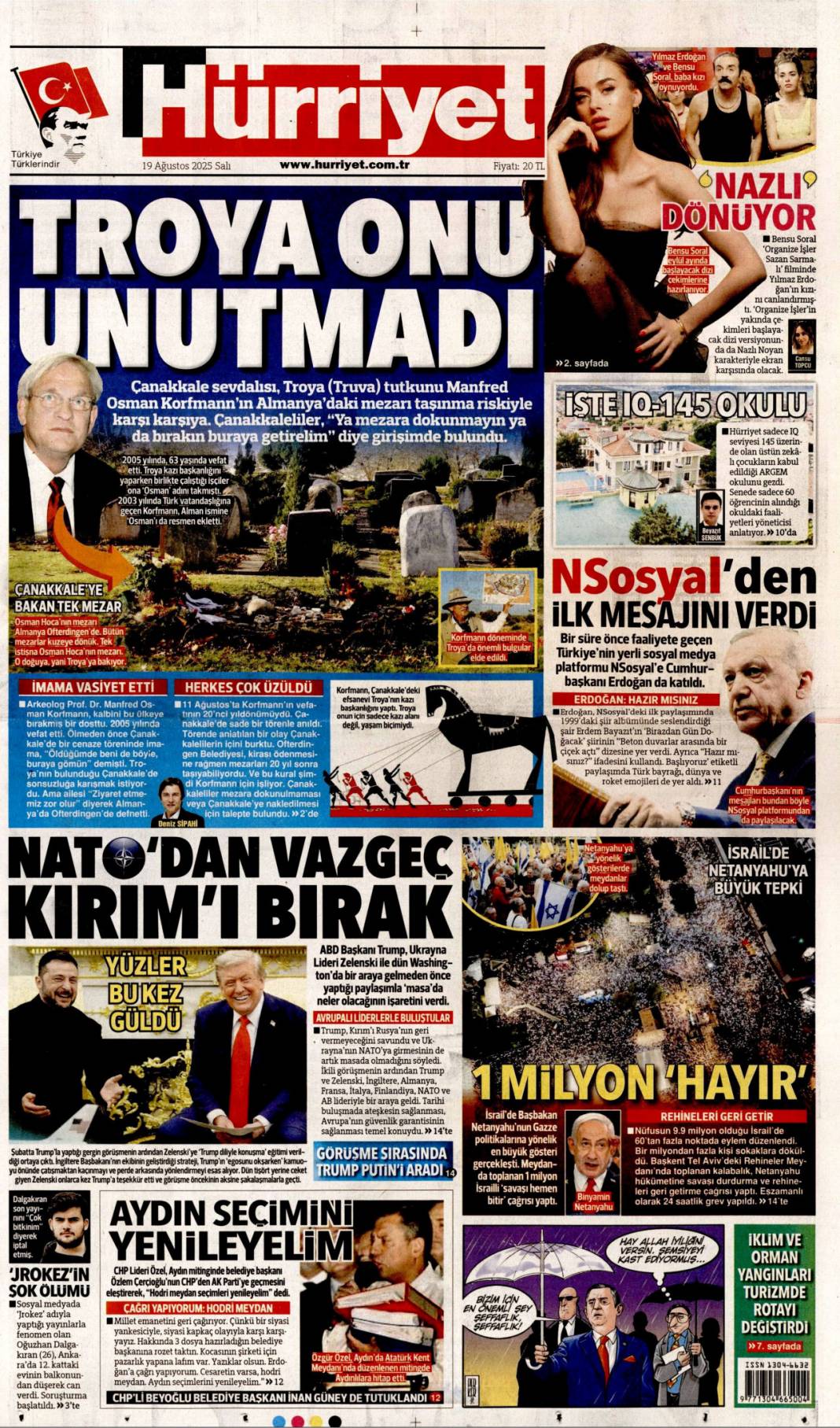 Kuşadası rantı deşifre oldu: 19 Ağustos 2025 Salı gazete manşetleri... 3