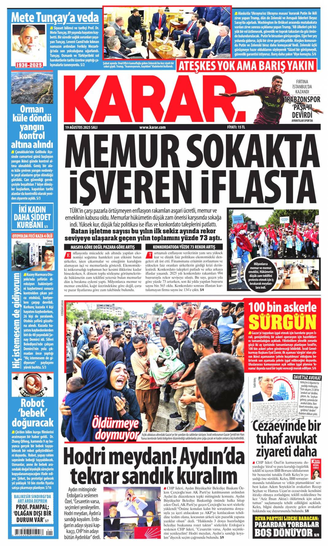 Kuşadası rantı deşifre oldu: 19 Ağustos 2025 Salı gazete manşetleri... 11