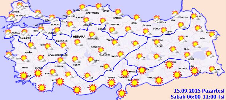 Meteoroloji son tahminlerini yayınladı: Bugün hava nasıl olacak, Pazartesi hava nasıl? 6