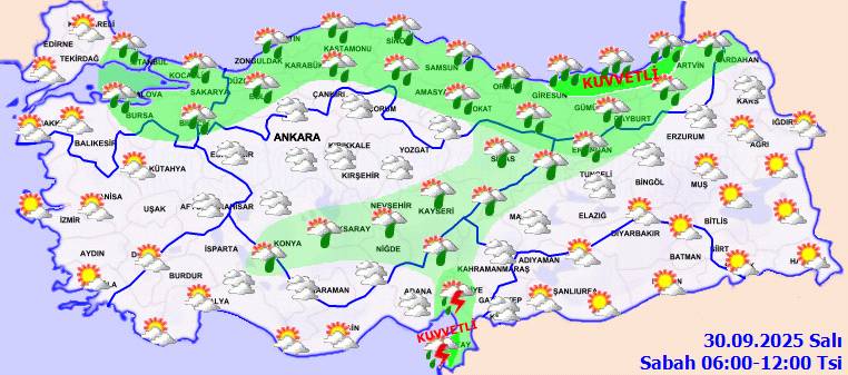 Meteorolojiden uyarı üstüne uyarı: O bölgelerde kuvvetli olması bekleniyor! Bugün hava nasıl, Salı günü hava nasıl olacak? 4