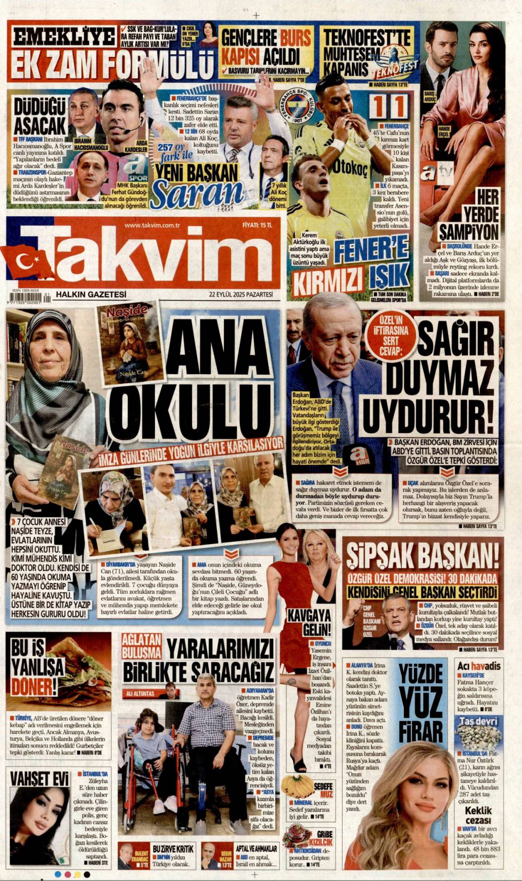 Filistin için tarihi bir gelişme! Filistin'e İngiliz anahtarı: 22 Eylül gazete manşetleri 20