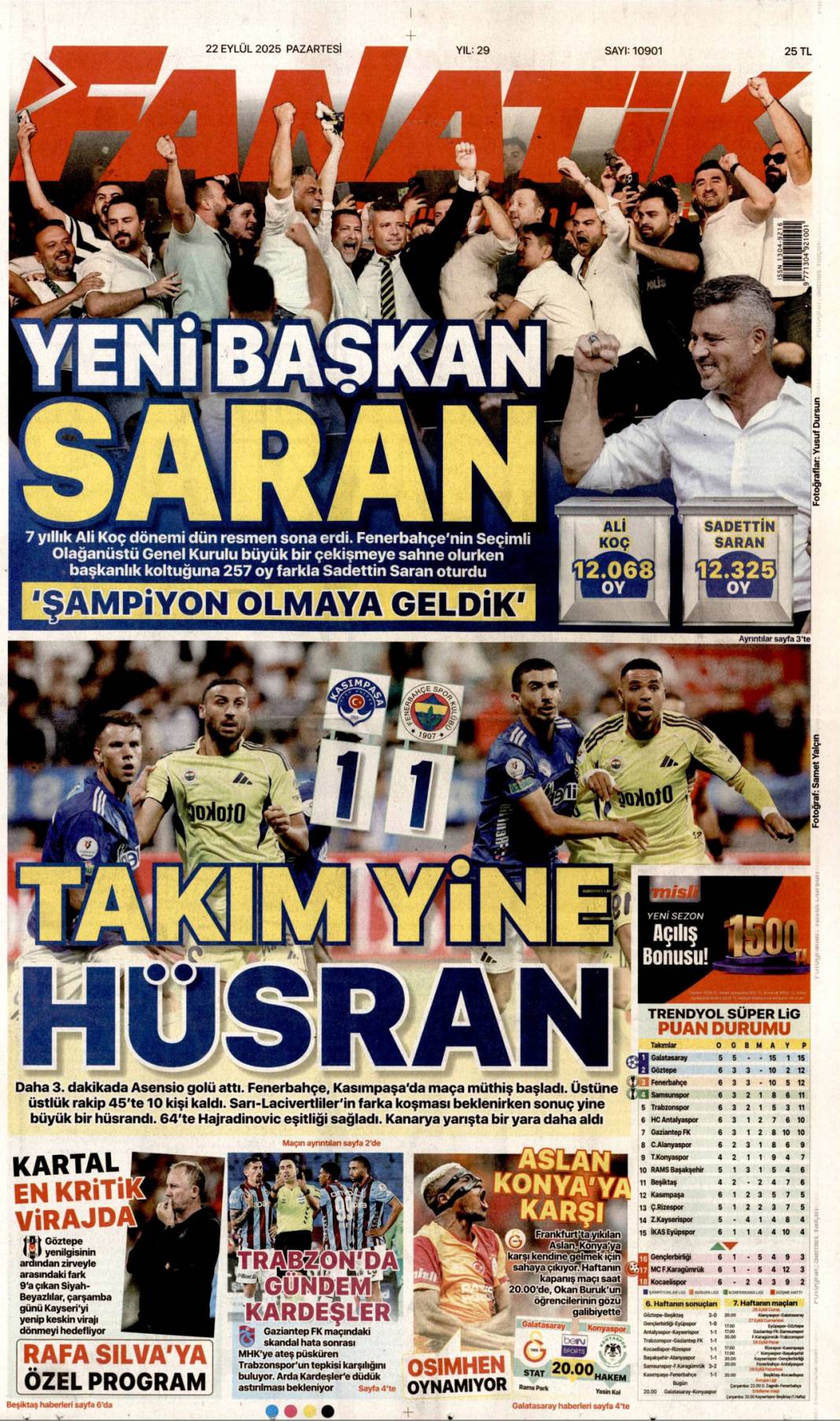 Filistin için tarihi bir gelişme! Filistin'e İngiliz anahtarı: 22 Eylül gazete manşetleri 24
