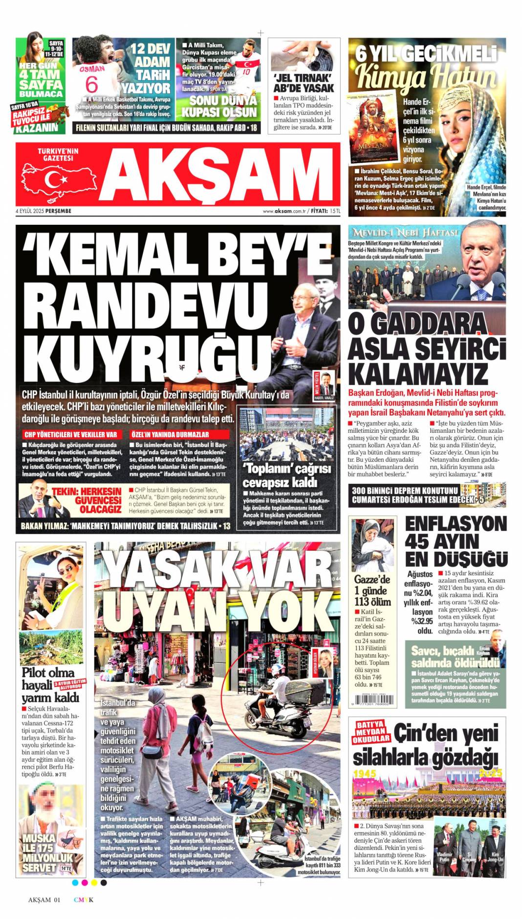 CHP'li başkandan bankamatikçi itiraf: 4 Eylül 2025 Perşembe güncel gazete manşetleri... 5