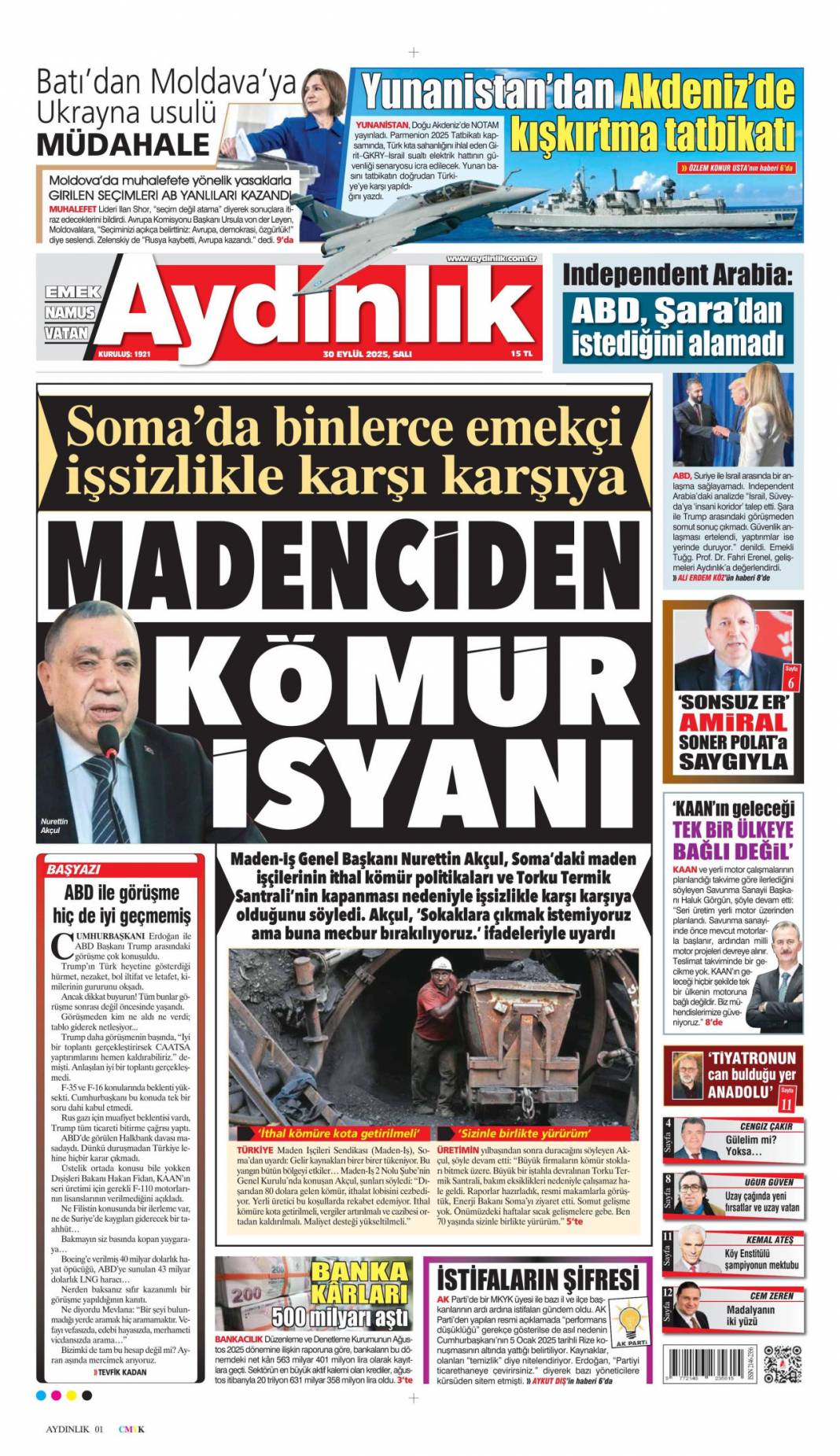 500 bin sosyal konut müjdesi: 30 Eylül 2025 Salı, merak edilen güncel gazete manşetleri 7