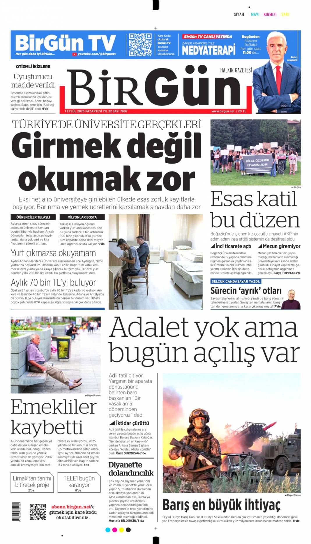 Tabancayla nasıl girdi? 1 Eylül 2025 Pazartesi gazete manşetleri 9