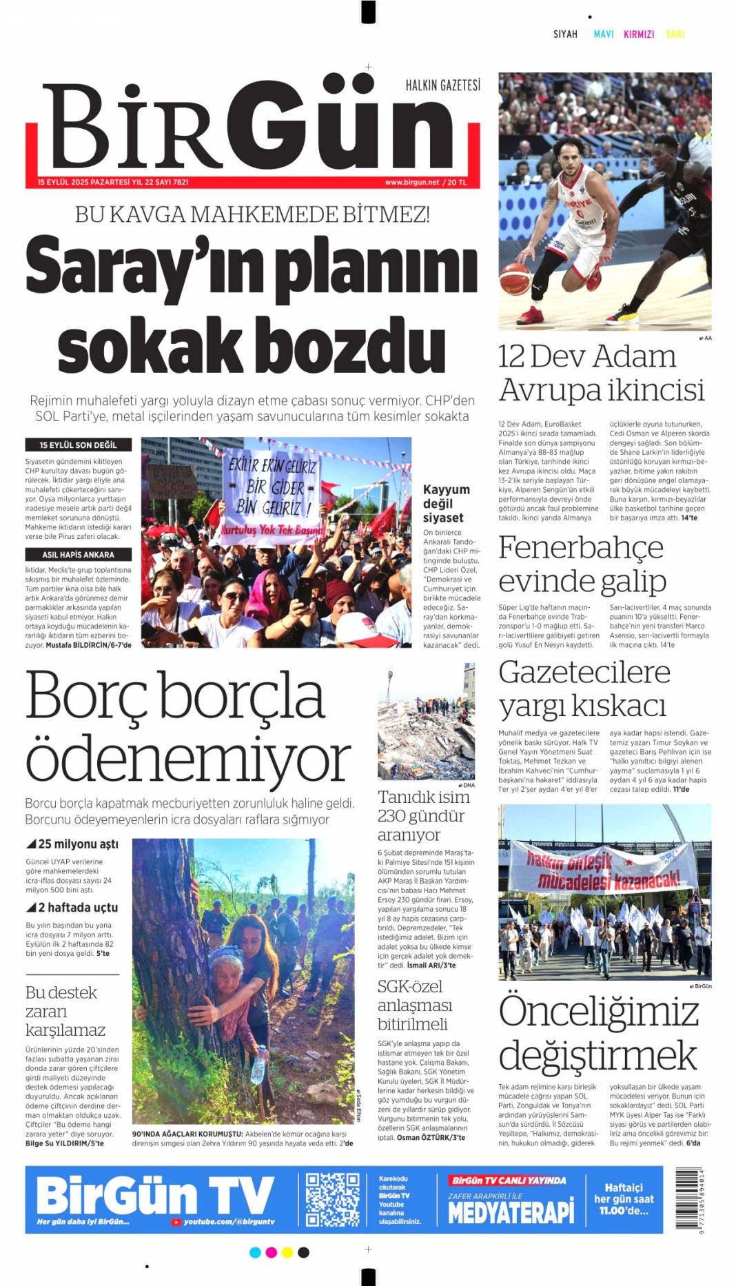 CHP için kritik gün! 15 Eylül 2025 Pazartesi güncel gazete manşetleri 8