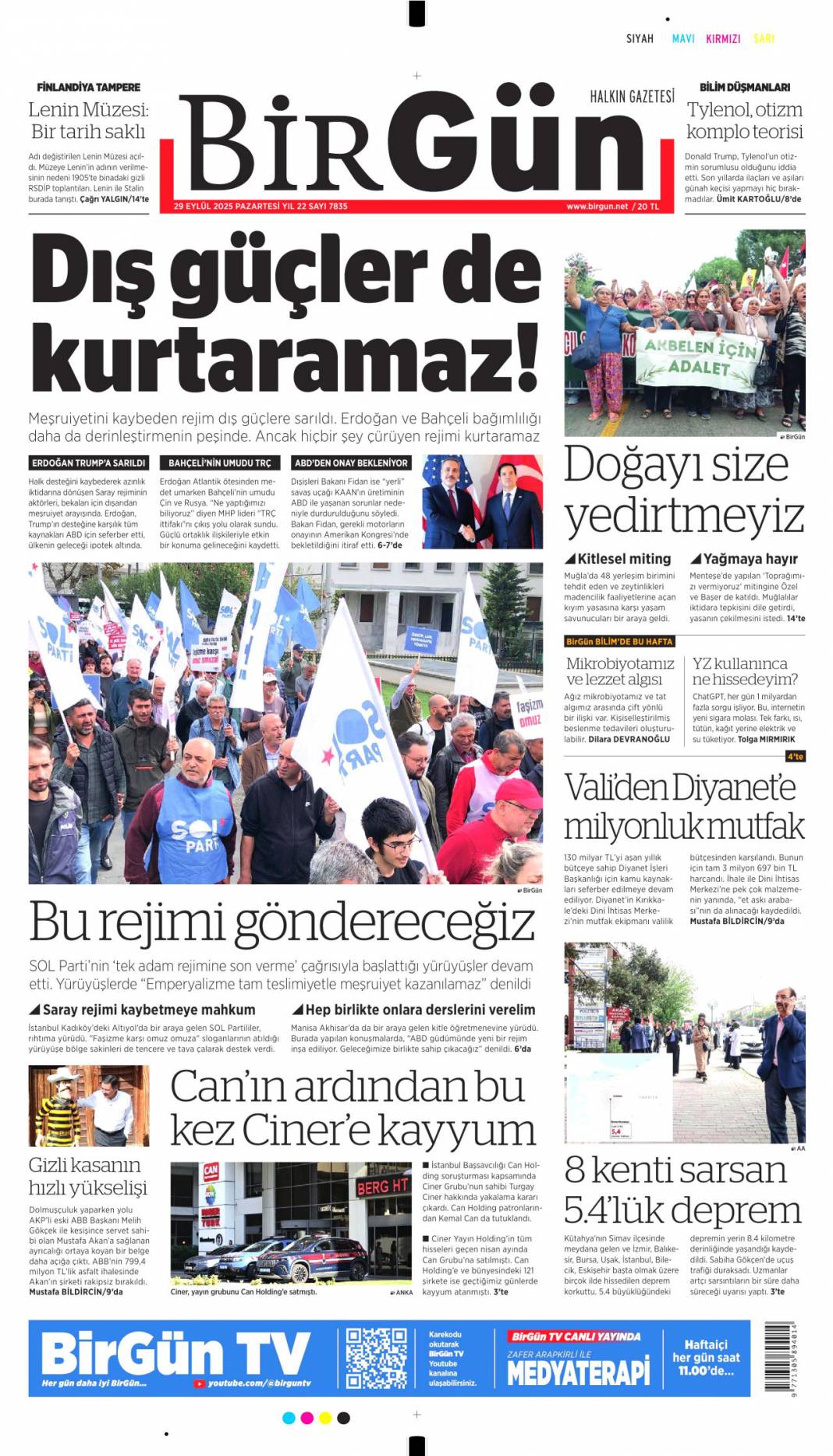 Biz bize yeteriz: 29 Eylül 2025 Pazartesi merak edilen güncel gazete manşetleri... 9