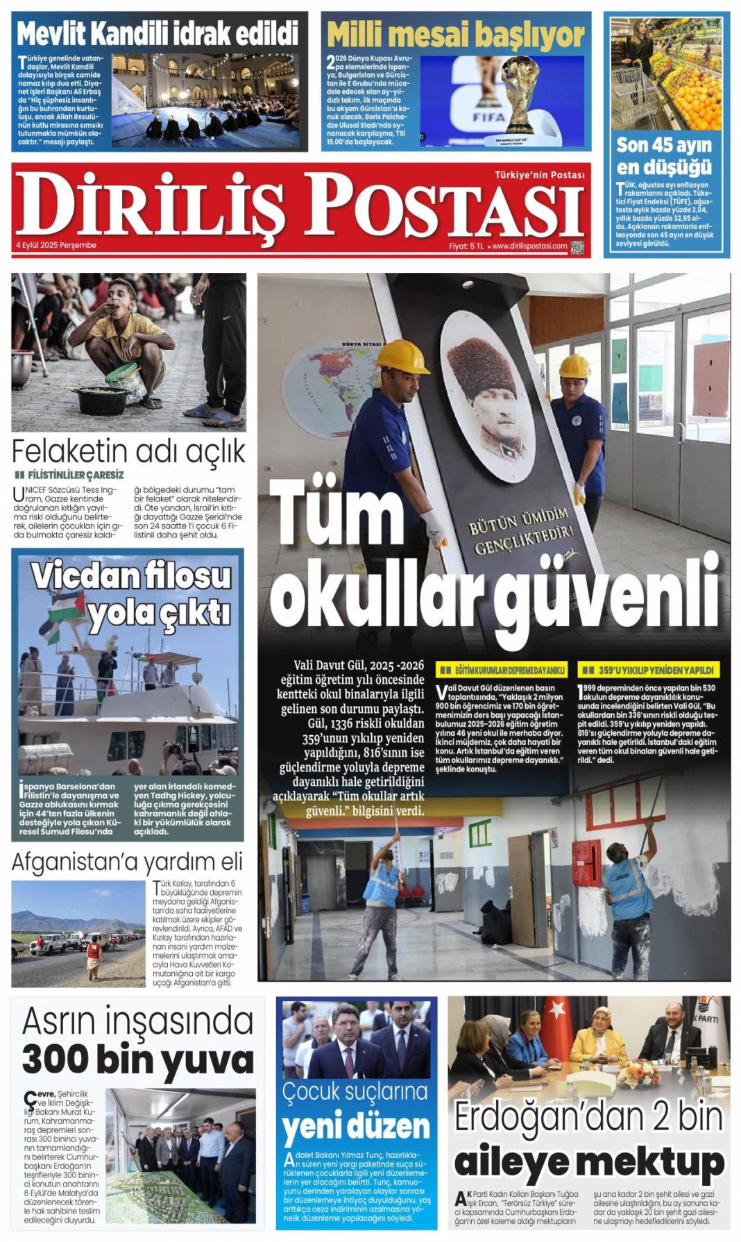 CHP'li başkandan bankamatikçi itiraf: 4 Eylül 2025 Perşembe güncel gazete manşetleri... 8