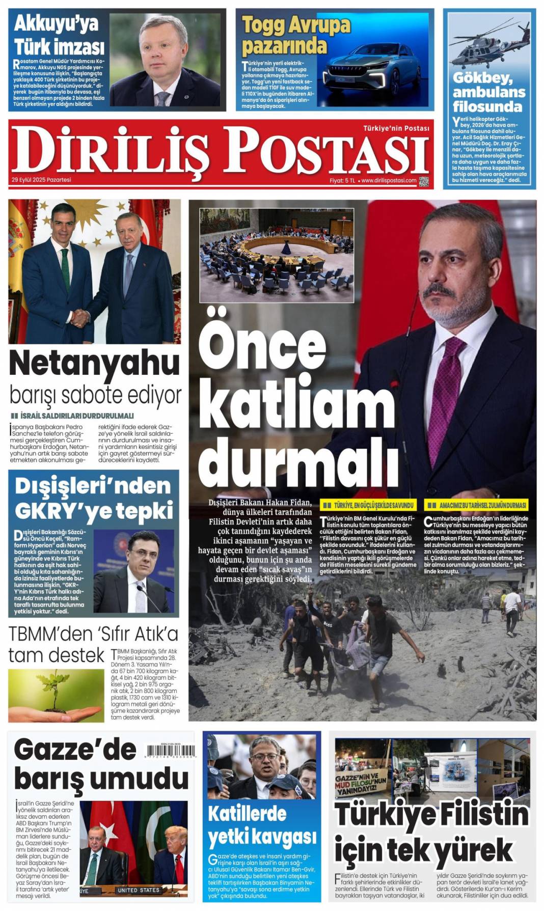 Biz bize yeteriz: 29 Eylül 2025 Pazartesi merak edilen güncel gazete manşetleri... 13