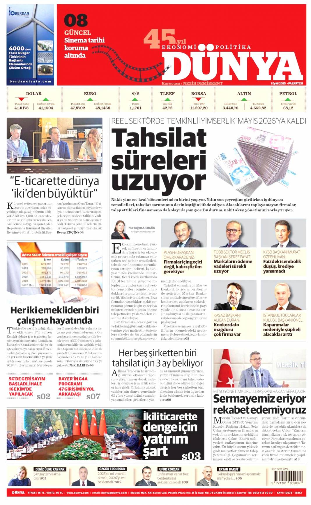 Tabancayla nasıl girdi? 1 Eylül 2025 Pazartesi gazete manşetleri 11