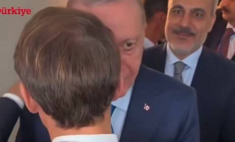 Erdoğan Macron'a esprili laf soktu: "İyi olduğu da oluyormuş" 6