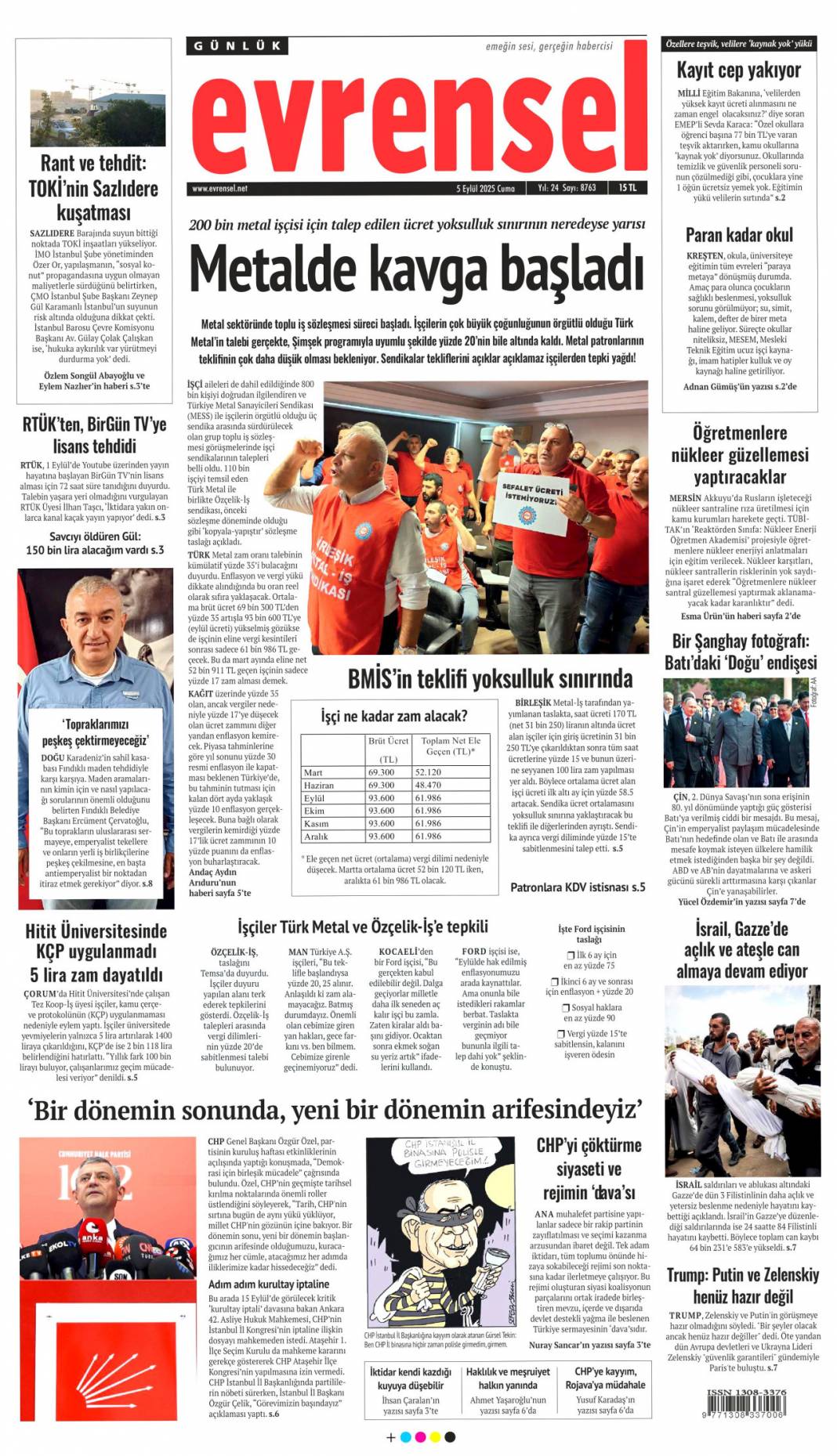 ''Tehditten kormam'' dedi, vahşice katledildi: 5 Eylül 2025 Cuma güncel gazete manşetleri 16