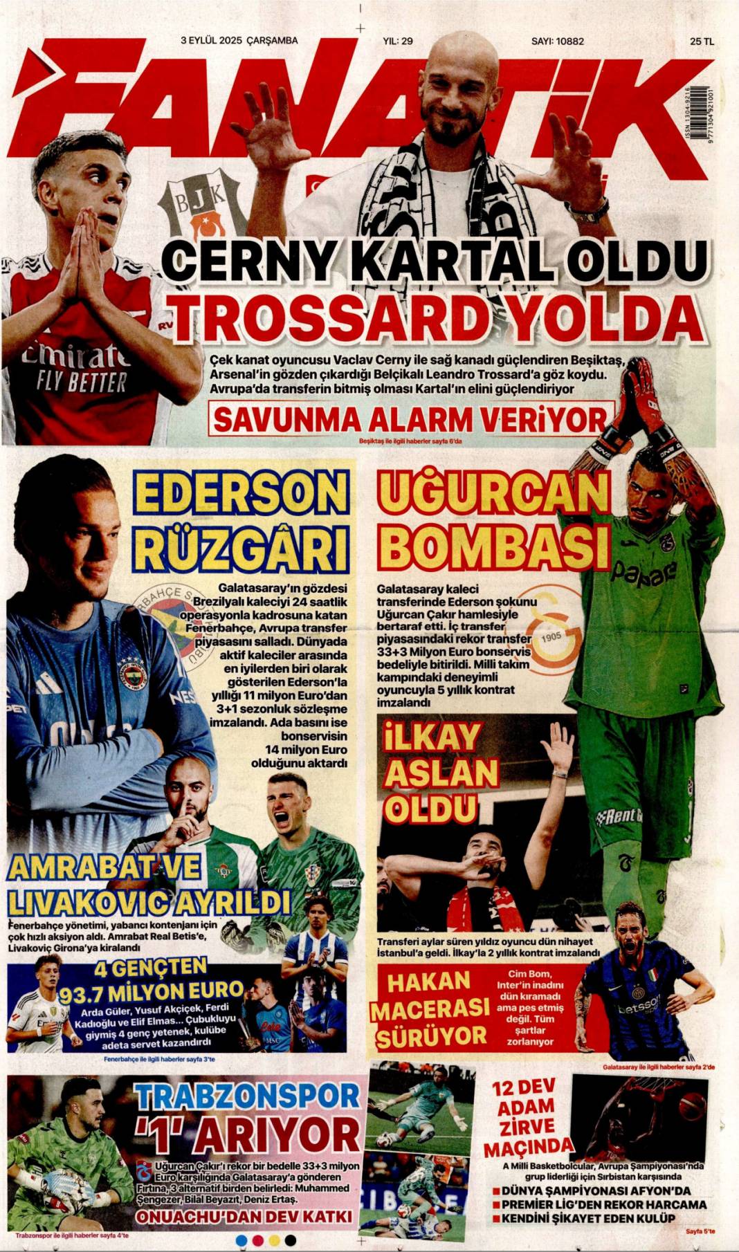 İstanbul'da CHP'ye kayyum: 3 Eylül 2025 Çarşamba güncel gazete manşetleri... 23