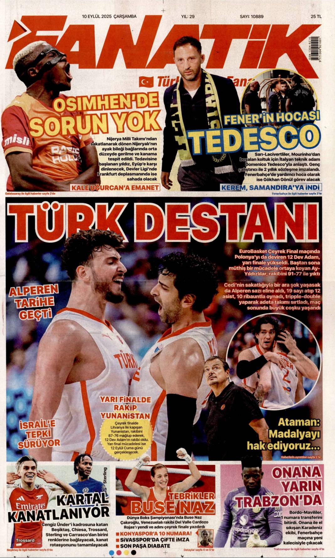 Suç işleyen çocuk cezasını çekecek: 10 Eylül 2025 Çarşamba, güncel gazete manşetleri 22