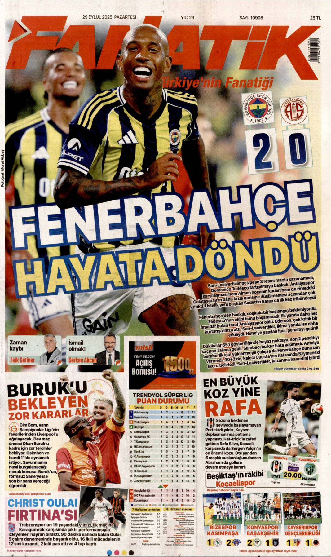 Biz bize yeteriz: 29 Eylül 2025 Pazartesi merak edilen güncel gazete manşetleri... 27