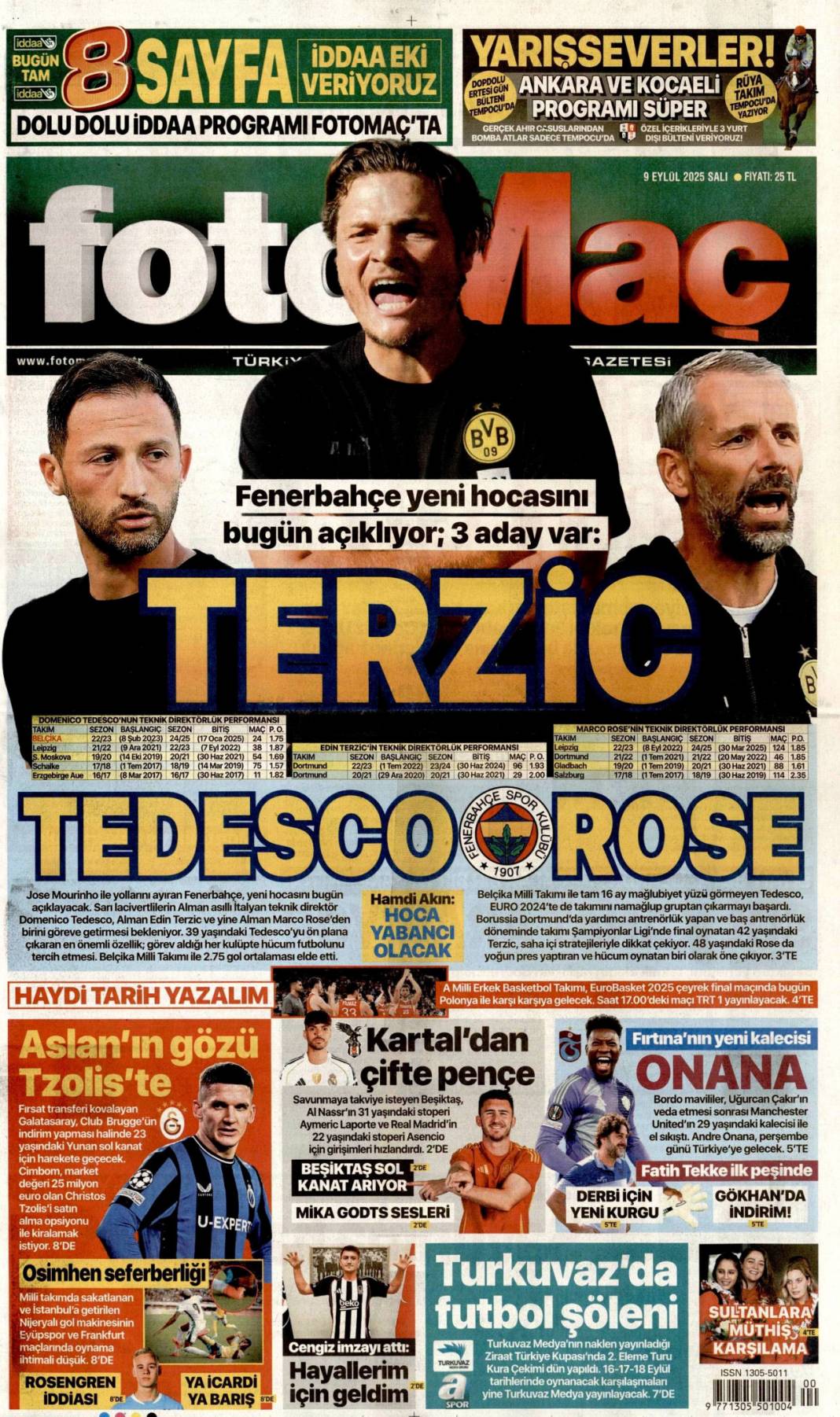 Para kulesini kapattılar: 9 Eylül 2025 Salı güncel gazete manşetleri 23