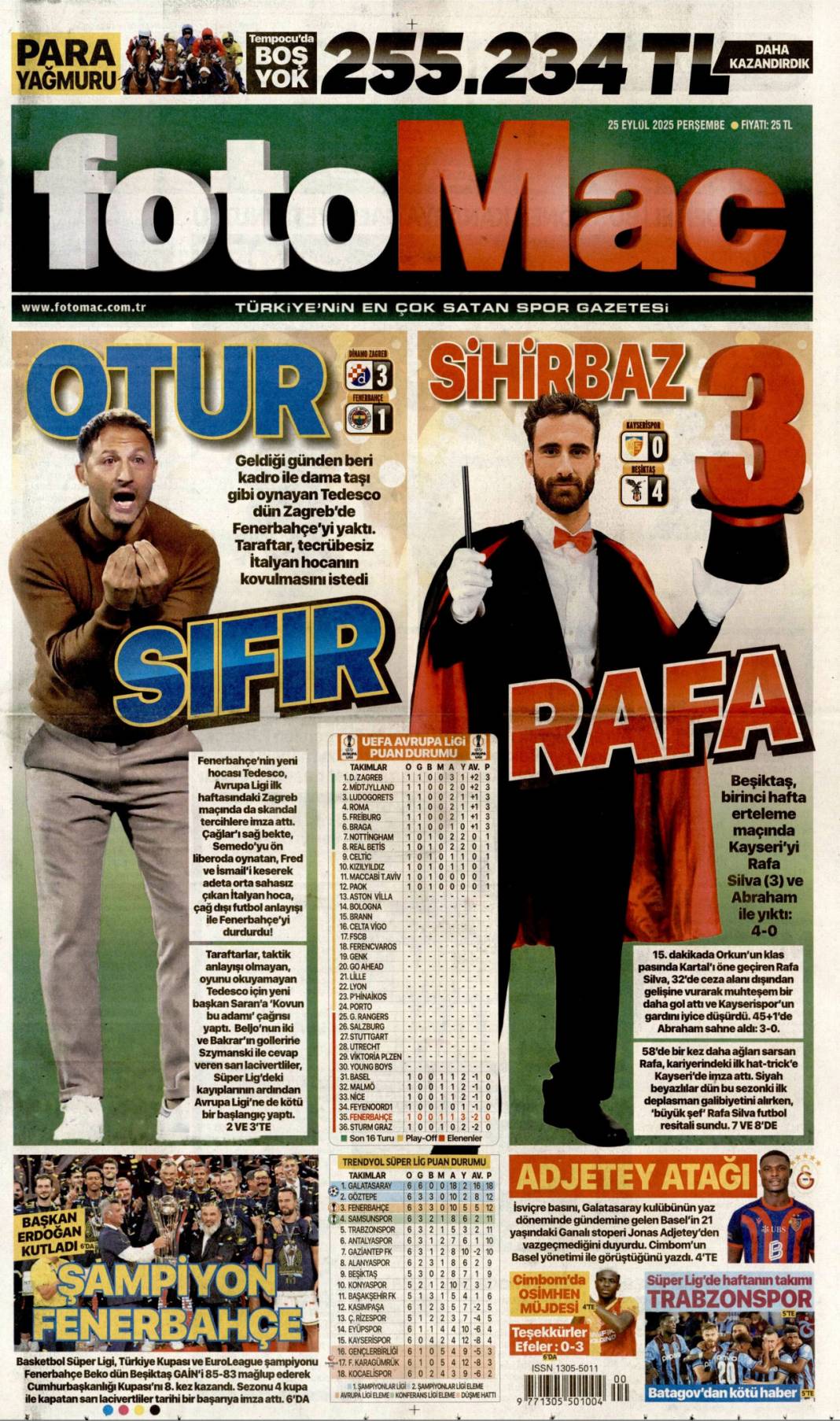 Zirvede 7 başlık konuşulacak: 25 Eylül 2025 Perşembe, güncel gazete manşetleri 25