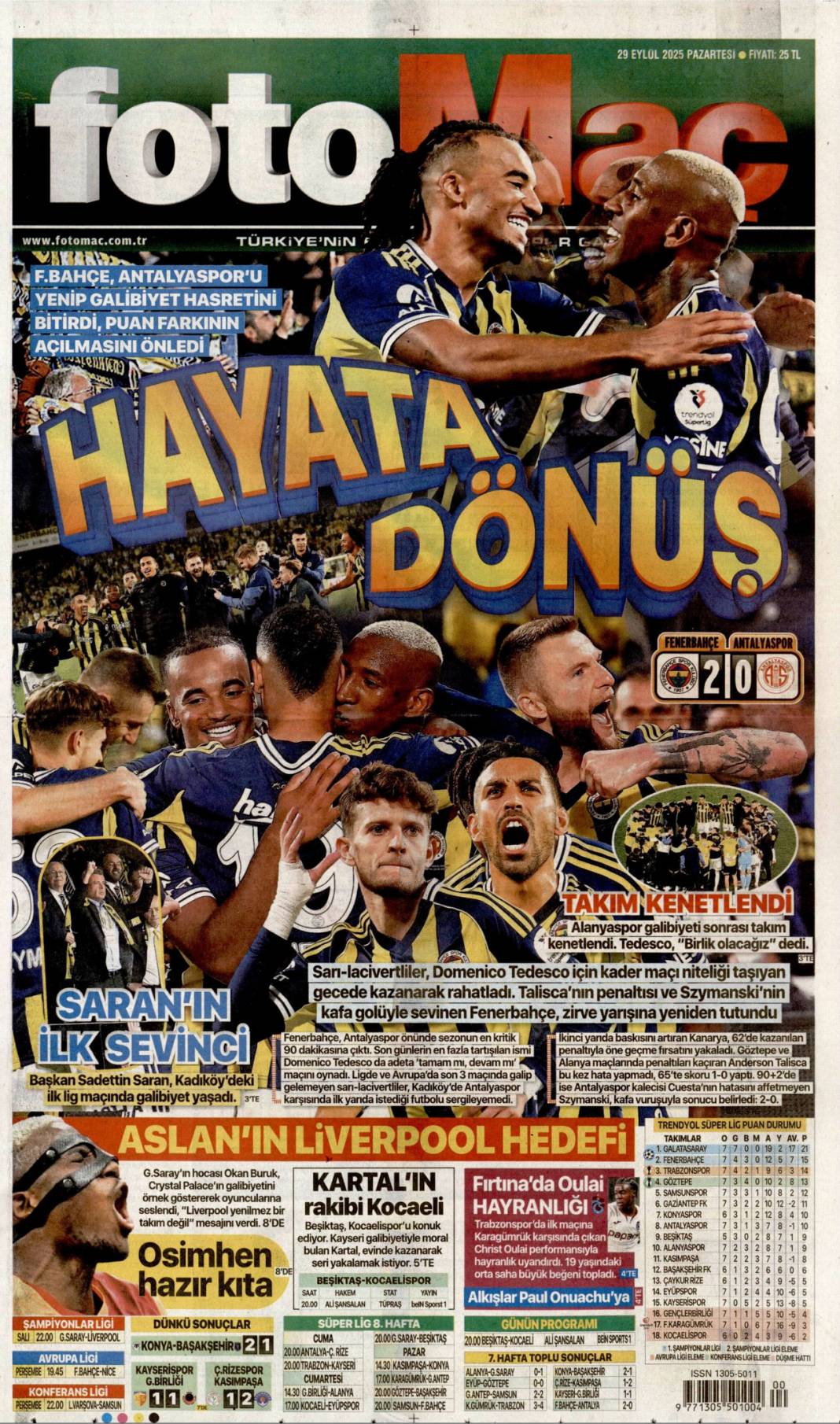 Biz bize yeteriz: 29 Eylül 2025 Pazartesi merak edilen güncel gazete manşetleri... 26