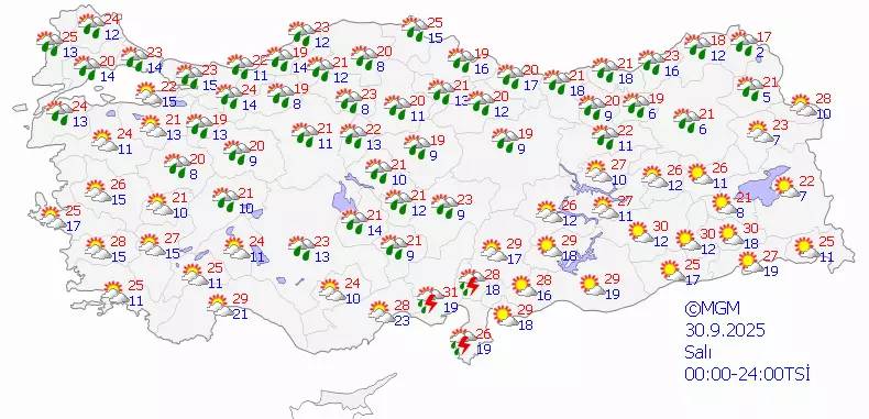 Meteorolojiden sarı kod: Kış kapıda, 13 ile kuvvetli yağış geliyor! 9